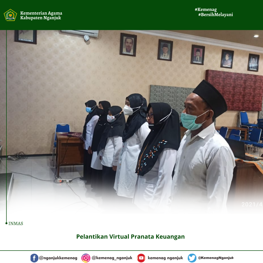 Pelantikan Virtual Pranata Keuangan