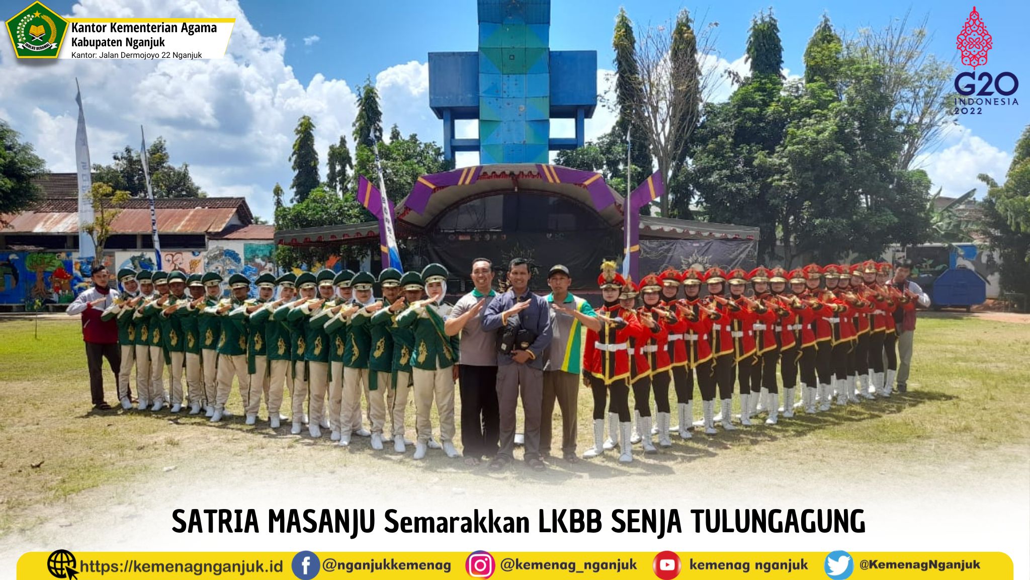 SATRIA MASANJU Semarakkan LKBB SENJA TULUNGAGUNG