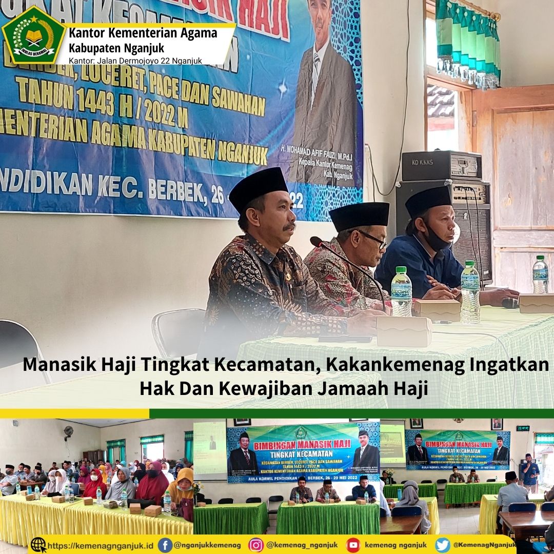 Manasik Haji Tingkat Kecamatan, Kakankemenag Ingatkan Hak Dan Kewajiban Jamaah Haji