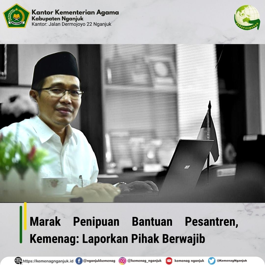 Marak Penipuan Bantuan Pesantren, Kemenag: Laporkan Pihak Berwajib