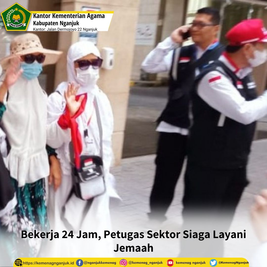 Bekerja 24 Jam, Petugas Sektor Siaga Layani Jemaah