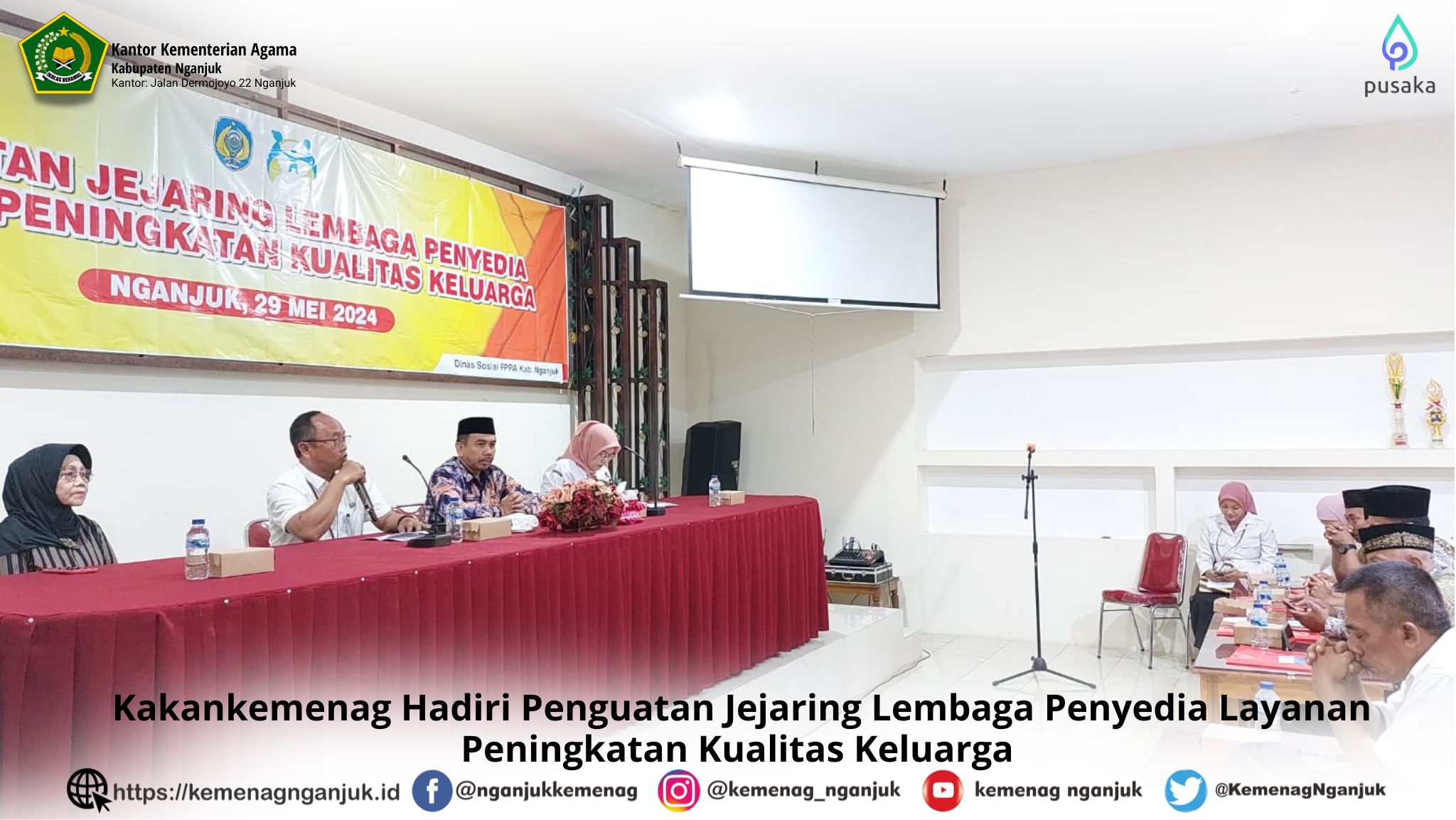 Kakankemenag Hadiri Penguatan Jejaring Lembaga Penyedia Layanan Peningkatan Kualitas Keluarga 
