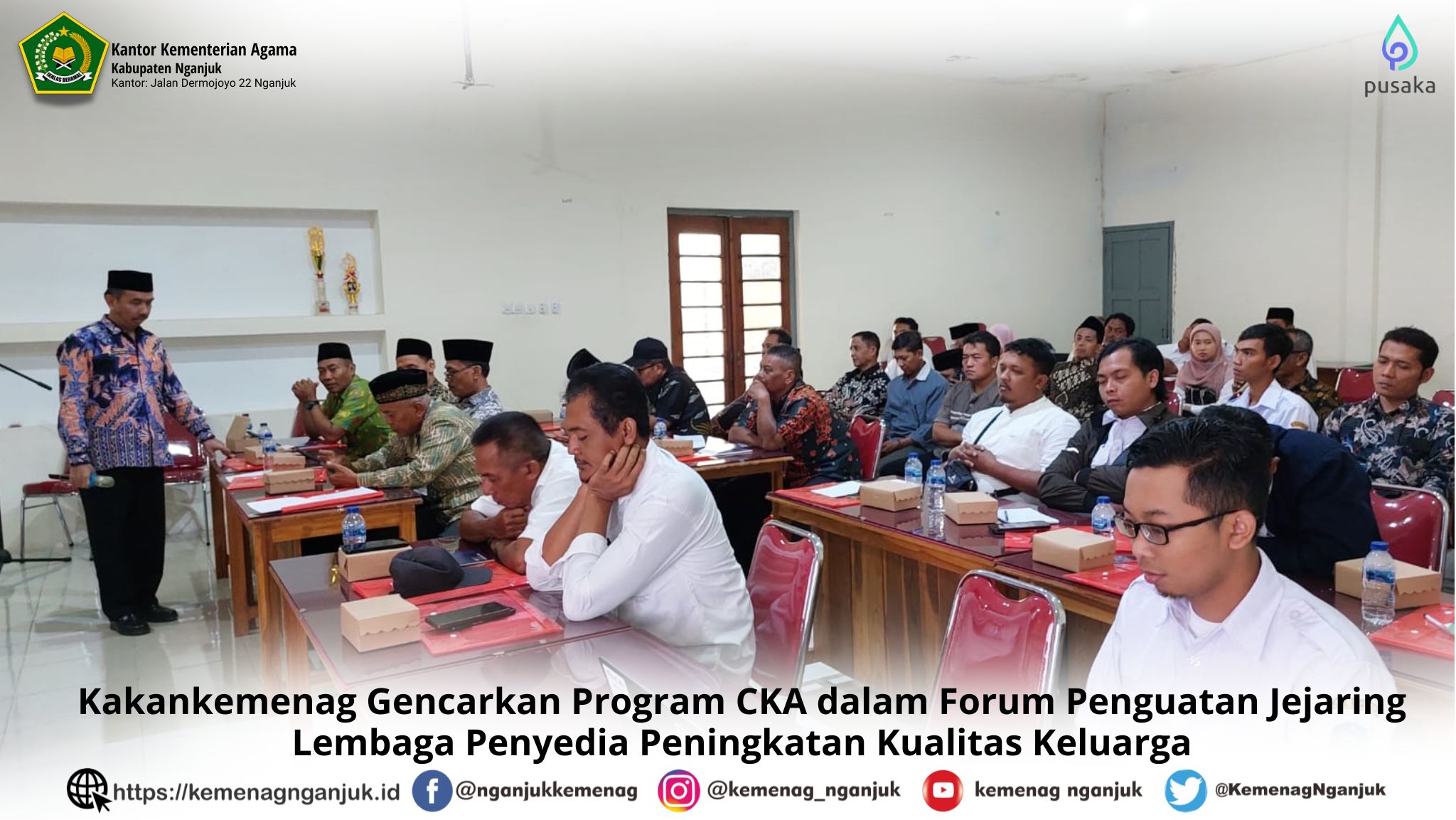 Kakankemenag Gencarkan CKA di Forum Penguatan Jejaring Lembaga Penyedia Peningkatan Kualitas Keluarg