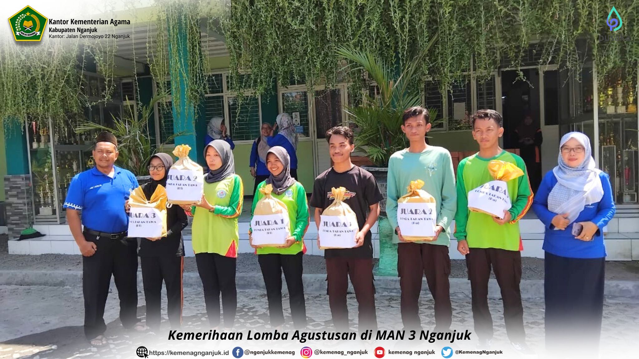 Kemerihaan Lomba Agustusan di  MAN 3 Nganjuk