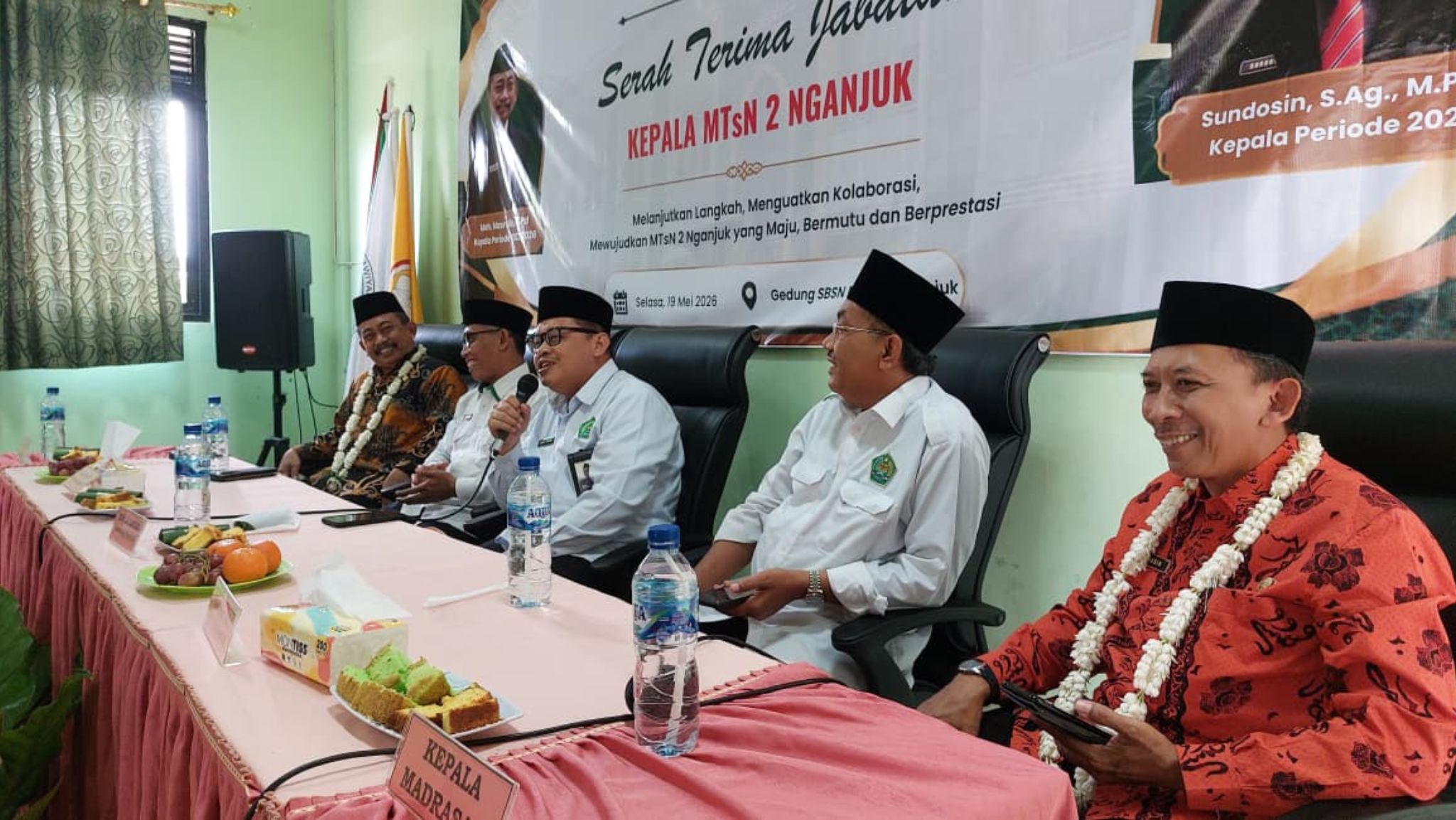 Kepala Baru MTsN 2 Nganjuk Resmi Bertugas, Lanjutkan Program Unggulan Madrasah