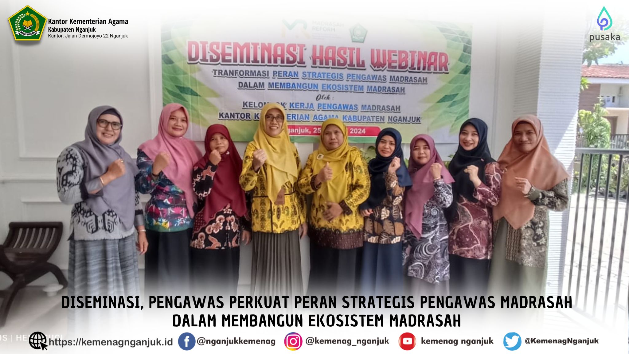 Diseminasi, Pengawas Perkuat Peran Strategis Pengawas Madrasah dalam Membangun Ekosistem Madrasah