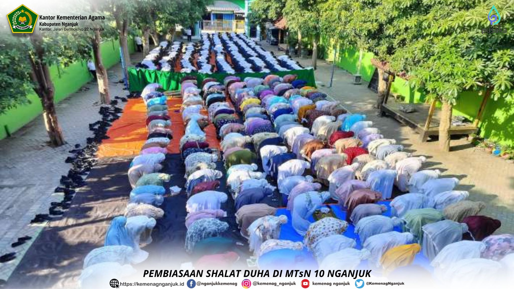 PEMBIASAAN SHALAT DUHA DI MTsN 10 NGANJUK