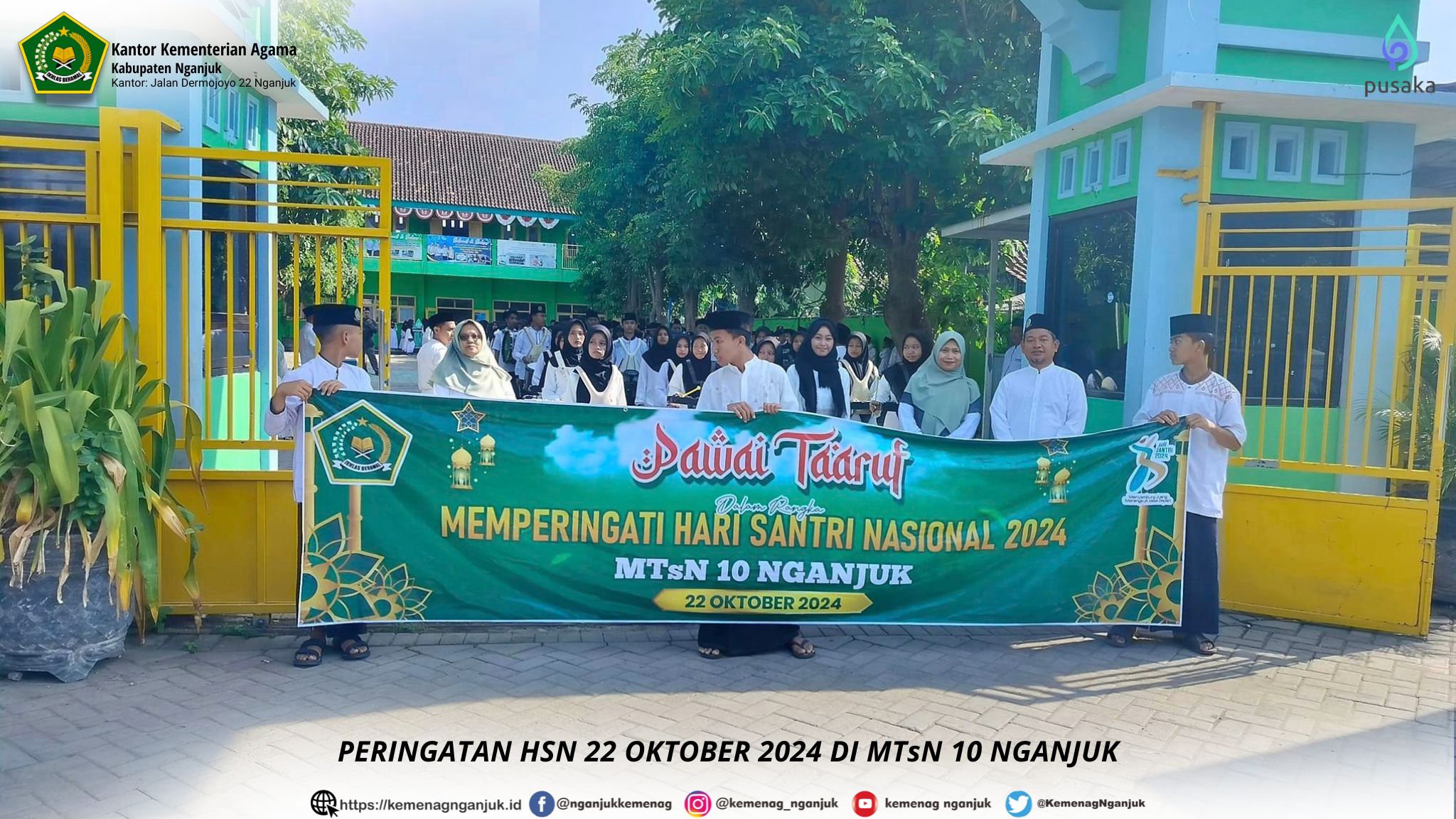 PERINGATAN HSN 22 OKTOBER 2024 DI MTsN 10 NGANJUK
