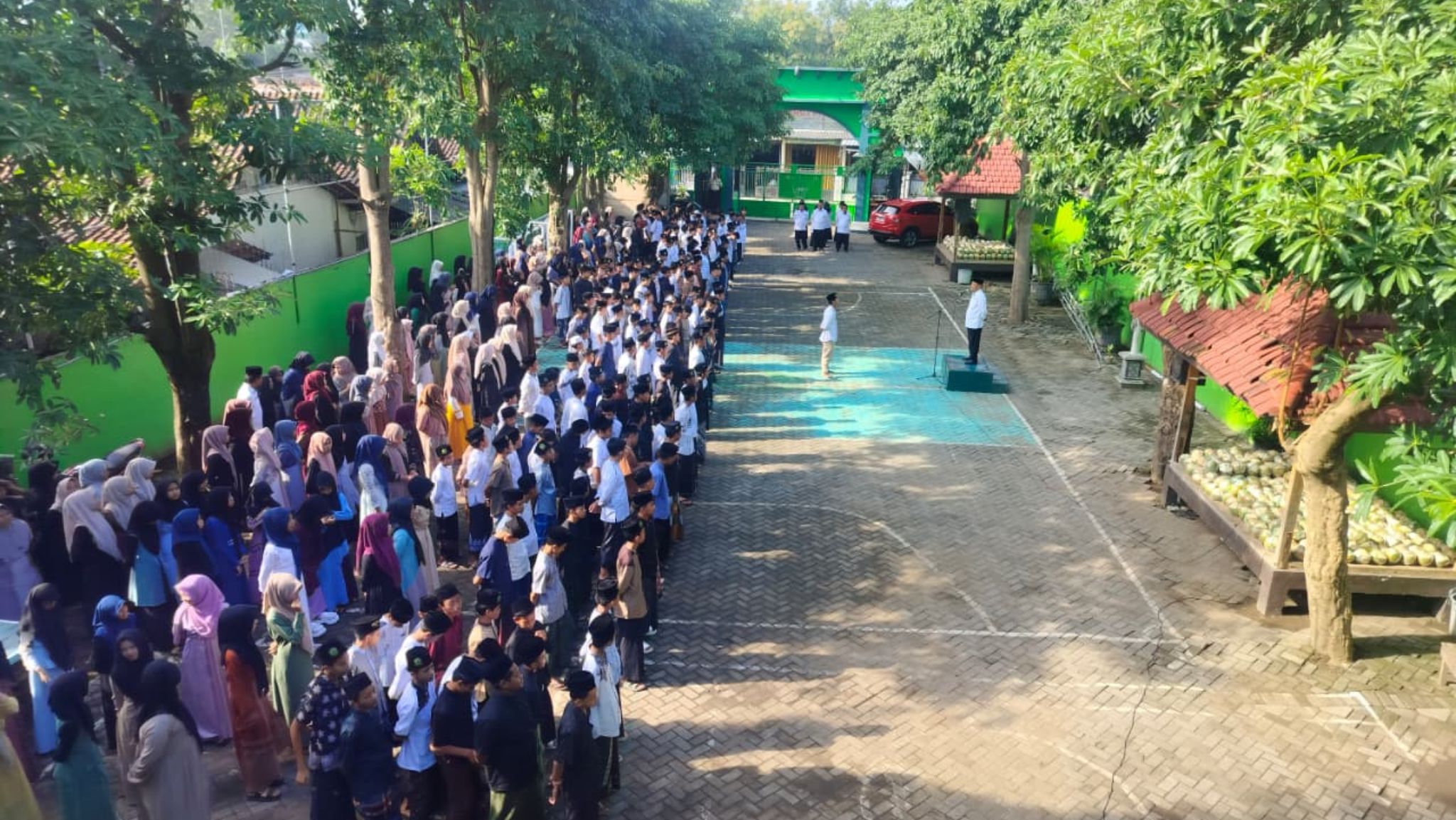 Santri Lirboyo menjadi Pemateri Kegiatan Pondok Ramadhan di MTsN 10 Nganjuk