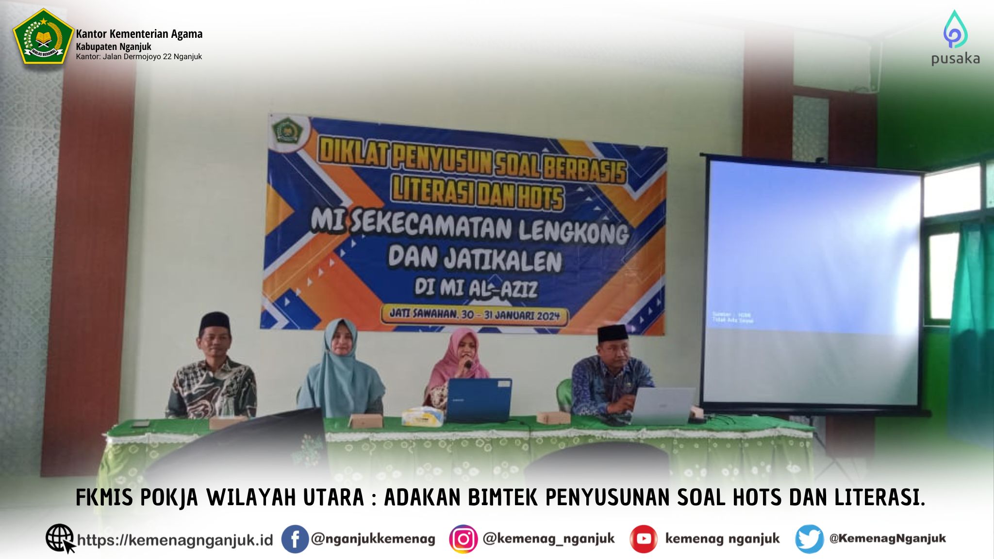 FKMIS Pokja Wilayah Utara,  Adakan Bimtek Penyusunan Soal HOTS dan Literasi