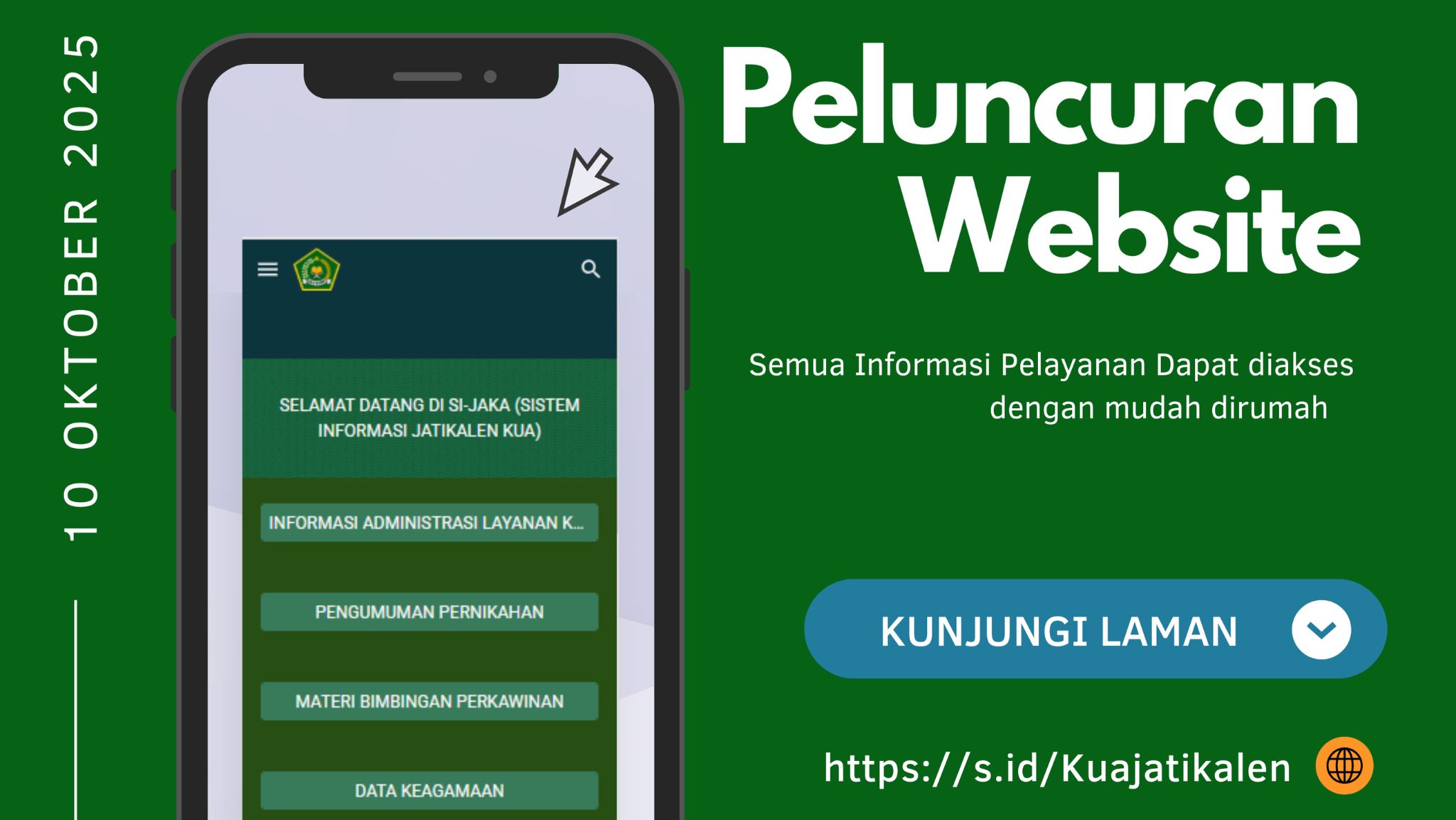 SI-JAKA, Website Layanan KUA Jatikalen Resmi Launching