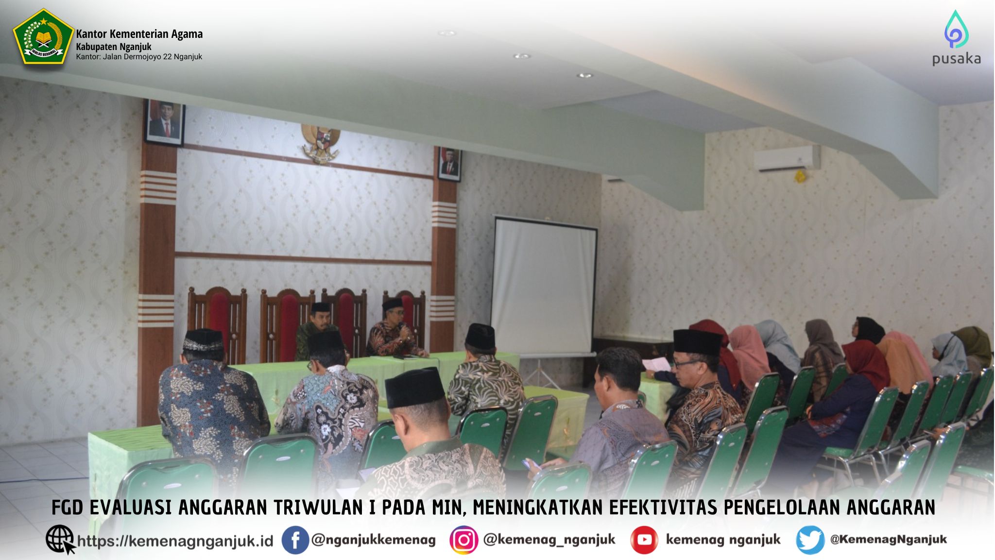 FGD Evaluasi Anggaran Triwulan I pada MIN, Meningkatkan Efektivitas Pengelolaan Anggaran