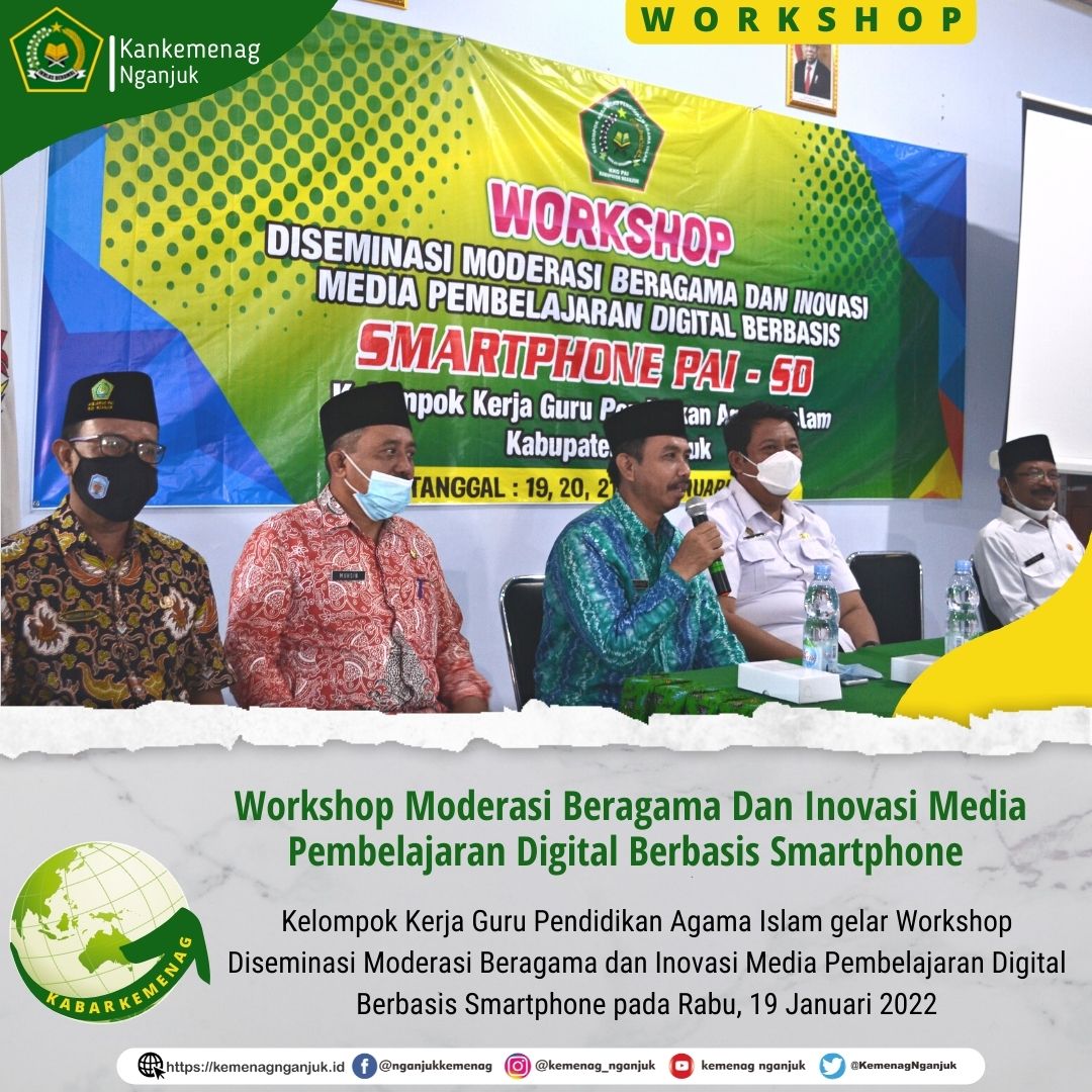Workshop Moderasi Beragama Dan Inovasi Media Pembelajaran Digital Berbasis Smartphone 