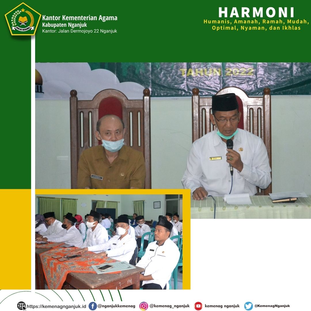 Kemenag Nganjuk Gelar Koordinasi Dorong Pelaksanaan 1 juta Vaksinasi Booster