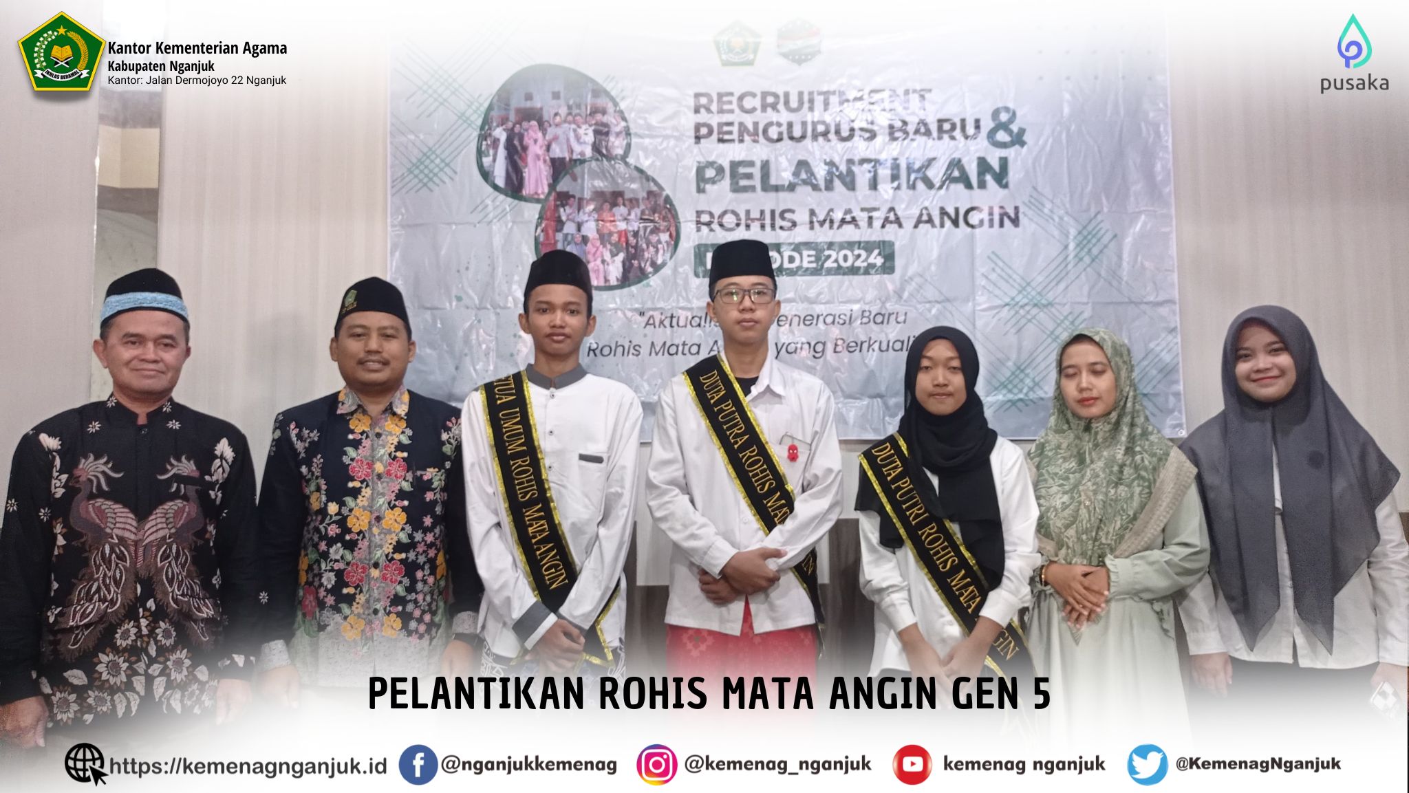 PELANTIKAN ROHIS MATA ANGIN GEN 5