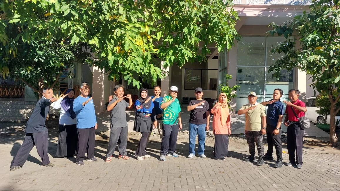 Semangat Rabu Sehat, Kemenag Nganjuk Ajak Pegawai Terapkan Gaya Hidup Aktif