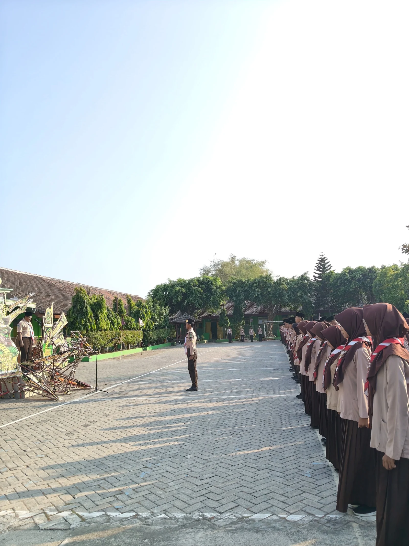 Kobarkan Semangat Pramuka, MAN 3 Nganjuk Gelar Apel Hari Pramuka